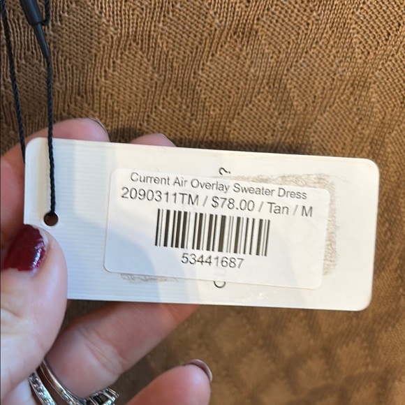 NWT Current Air Brown Knit Dress Set - Picture 6 of 6